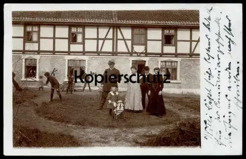 ALTE FOTO POSTKARTE FORSTHAUS PAPENBERG BESITZER F. KRAMPE HALDENSLEBEN FÖRSTER BEWOHNER IST VERFASSER DER ANSICHTSKARTE