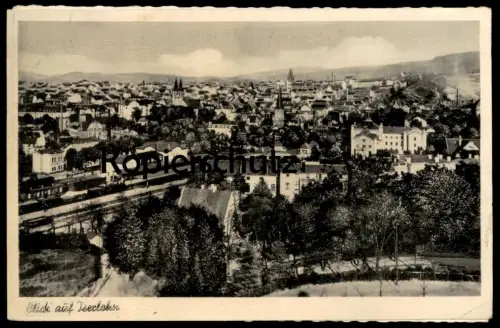 ÄLTERE POSTKARTE BLICK AUF ISERLOHN BAHNHOF MIT DAMPFLOK WAGGONS Locomotive à vapeur Zug station gare cpa postcard AK