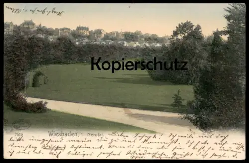 ALTE POSTKARTE WIESBADEN NEROTAL Ansichtskarte AK cpa postcard