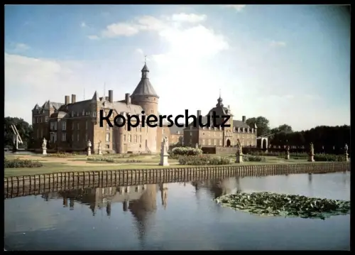 ÄLTERE POSTKARTE WASSERBURG ANHOLT HAUPTBURG VORBURG WESTFRONT chateau castle Burg cpa postcard AK Ansichtskarte