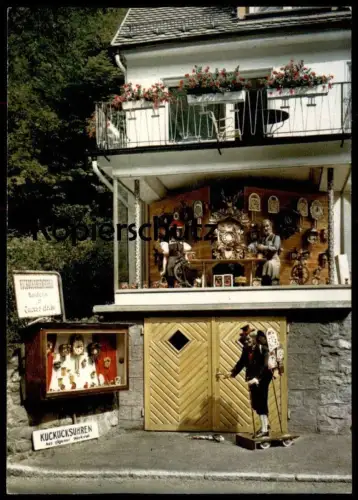 ÄLTERE POSTKARTE SCHWARZWALD EWALD EBLE KUCKUCKSUHR TRIBERG Schwarzwalduhr cuckoo clock black forest cpa postcard