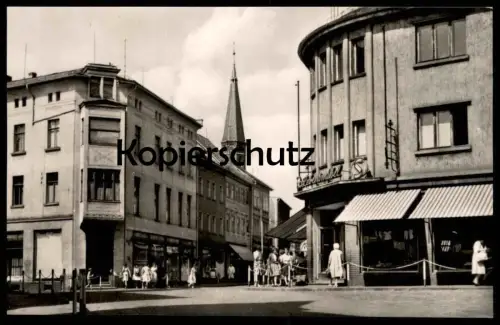 ÄLTERE POSTKARTE APOLDA BAHNHOFSTRASSE Lebensmittel AK Ansichtskarte postcard cpa