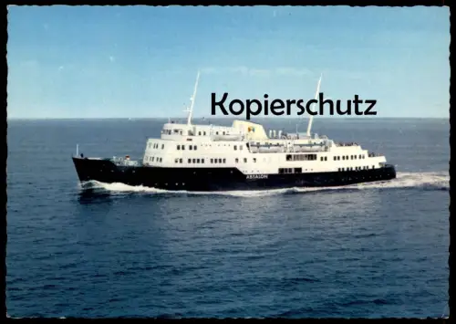 ÄLTERE POSTKARTE MS ABSALON FÄHRSCHIFF FÄHRE Kobenhavn Malmö ferry Schiff Motorschiff ship bateau Ansichtskarte postcard