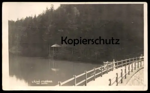 ALTE POSTKARTE LAZNE STUDANKA NA JEZERA Czech Republic Ceska Republika Ansichtskarte postcard cpa AK