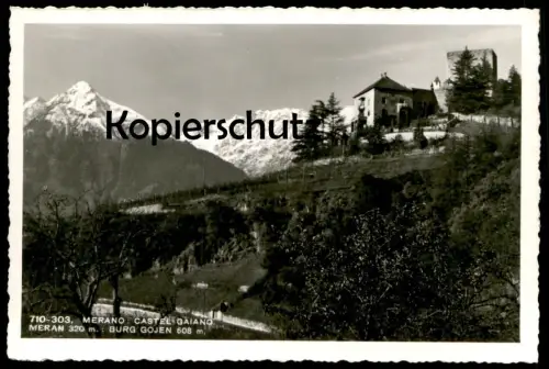 ALTE POSTKARTE MERANO CASTEL GAIANO BURG GOJEN MERAN GOYEN Südtirol cpa postcard AK Ansichtskarte