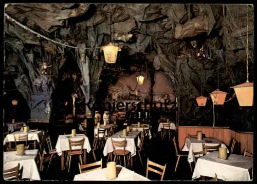 ÄLTERE POSTKARTE PIRMASENS TANZLOKAL BLAUE GROTTE MIT NACHTBAR WINZLERSTRASSE 1 Nachtclub cpa AK Ansichtskarte postcard