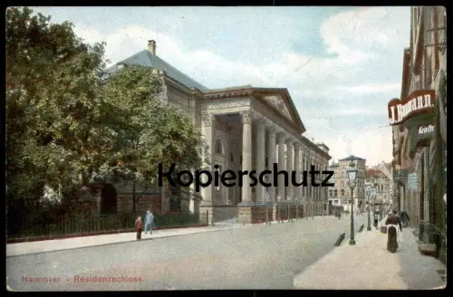 ALTE POSTKARTE HANNOVER NEUES RESIDENZSCHLOSS J. BAUMANN Schloss castle chateau Ansichtskarte postcard cpa AK