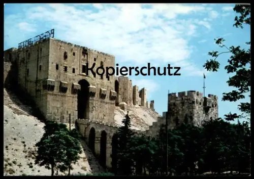 ÄLTERE POSTKARTE ALEPPO LA CITADELLE Alep The Citadel Syrie Syria Syrien cpa postcard Ansichtskarte AK