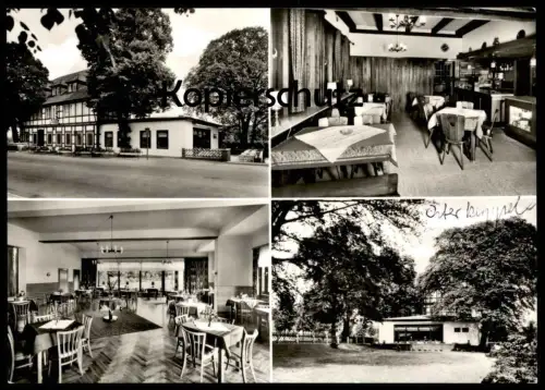 ÄLTERE POSTKARTE LECKERMÜHLE GASTHOF ZU DEN DREI LINDEN OSTERCAPPELN BOHMTE Osterkappeln Ansichtskarte AK cpa postcard