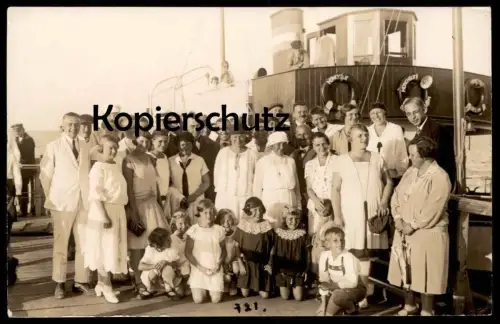 ALTE FOTO POSTKARTE GÖHREN 1927 INSEL RÜGEN DAMPFER MÖNCHGUT SELLIN Ansichtskarte AK postcard cpa photo