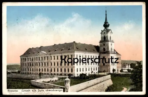 ALTE POSTKARTE RZESZOW GMACH C. K. SADU OBWODOWEGO Polska Poland Polen Ansichtskarte postcard AK cpa