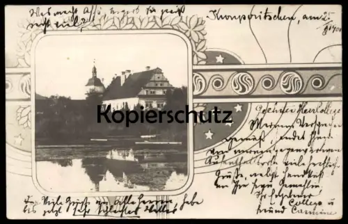 ALTE POSTKARTE KRONPORITSCHEN CERVENE PORICI 1901 Tschechische Republik Ceska Cesko AK postcard cpa Ansichtskarte