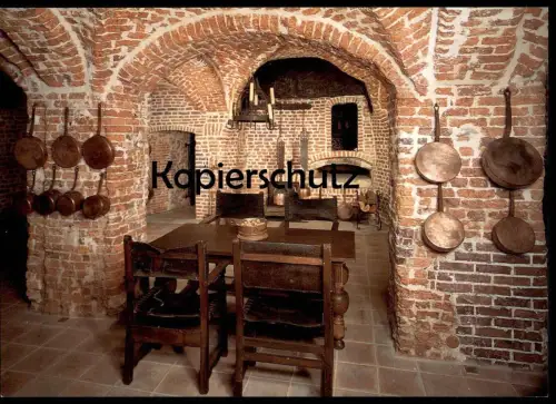 ÄLTERE POSTKARTE WASSERBURG ANHOLT HOFKÜCHE ISSELBURG Küche kitchen cuisine cpa postcard AK Ansichtskarte