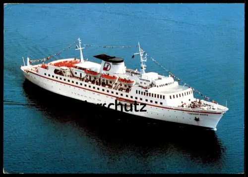 ÄLTERE POSTKARTE MS REGINA MARIS KREUZFAHRTSCHIFF PETER DEILMANN Schiff Motorschiff ship bateau Ansichtskarte AK