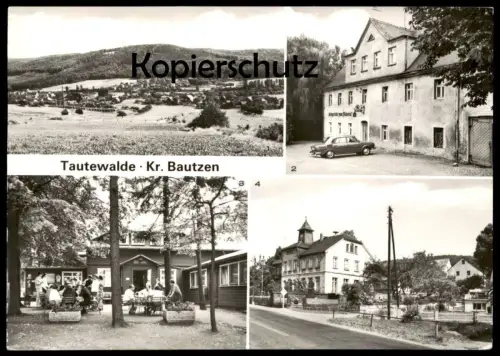 ÄLTERE POSTKARTE TAUTENWALDE WILTHEN GASTSTÄTTE ERBGERICHT ZUM PICHOTAL PICHO-BAUDE OBERSCHULE Ansichtskarte AK postcard