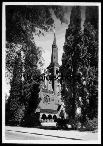 ALTE POSTKARTE STETTIN BUGENHAGENKIRCHE KIRCHE Pommern Szczecin AK Ansichtskarte cpa postcard