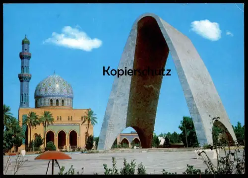 ÄLTERE POSTKARTE BAGHDAD UNKNOWN SOLDIER MONUMENT munoment statue Iraq Irak postcard cpa Ansichtskarte AK