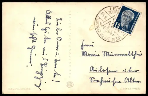 ALTE POSTKARTE MESSESTADT LEIPZIG NEUES RATHAUS MIT STRASSENBAHN AK Ansichtskarte postcard cpa