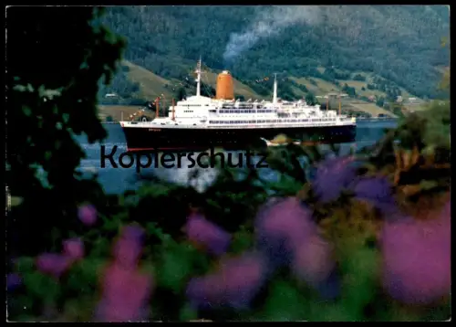 ÄLTERE POSTKARTE VIERSCHRAUBEN-TS BREMEN DAMPFER HAPAG LLYOD FÄHRE steam boat Ansichtskarte postcard cpa AK