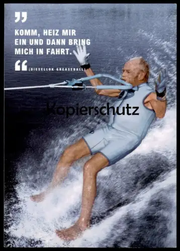 ÄLTERE POSTKARTE HEIZ MIR EIN WASSERSKI STARLIGHT EXPRESS STUNT water ski nautique waterski Ansichtskarte postcard cpa