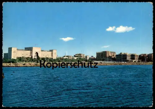 ÄLTERE POSTKARTE JEDDAH VIEW FROM THE LAKE SEA VUE PRISE DE LA MER Saudi Arabia postcard Ansichtskarte AK cpa