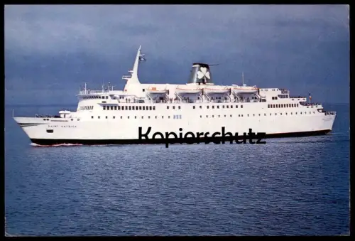 ÄLTERE POSTKARTE M.V. SAINT PATRICK PAQUEBOT ROSSLARE LE HAVRE CHERBOURG SCHIFF DAMPFER ship bateau à vapeur AK postcard