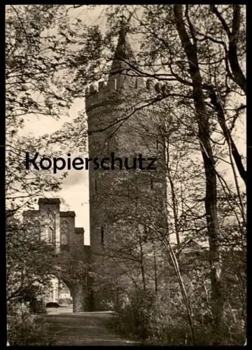 ALTE POSTKARTE NEUBRANDENBURG DER FANGELTURM 1962 Ansichtskarte AK cpa postcard