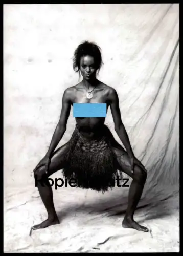 ÄLTERE POSTKARTE NACKTE FRAU SWING NEUJAHR COCO & JOERG Brust seins nus nude breast woman girl nue postcard cpa AK