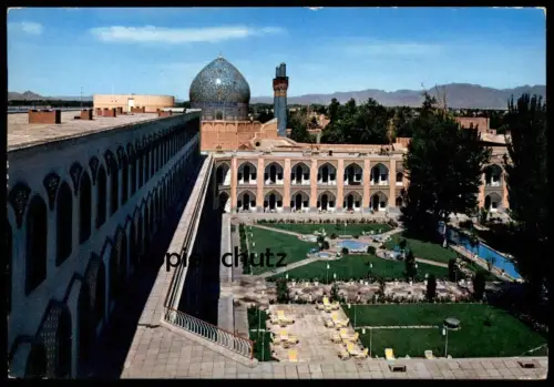 ÄLTERE POSTKARTE ISFAHAN SHAH-ABASS HOTEL IRAN postcard Ansichtskarte AK cpa