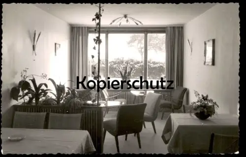 ÄLTERE POSTKARTE WEILER SIMMERBERG SONNENHOF AUFENTHALTSRAUM MIT SCHNEE AUSSICHT Ansichtskarte AK cpa postcard