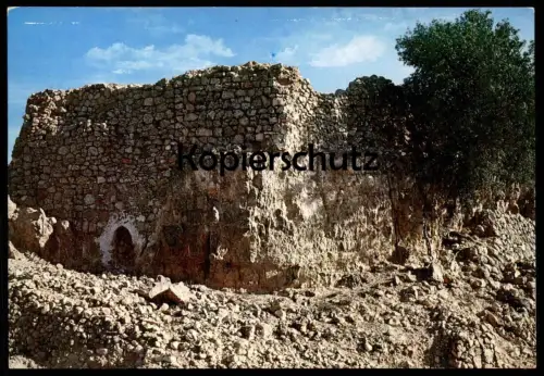 ÄLTERE POSTKARTE GHARIAN KURMAT ASPIH CASTLE LIBYA LIBIA LIBYEN Gharyan Libiya chateau Schloss postcard Ansichtskarte AK