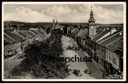 ALTE POSTKARTE RAKOVNIK NAMESTI Czech Republic Ceska Republika Ansichtskarte postcard cpa AK