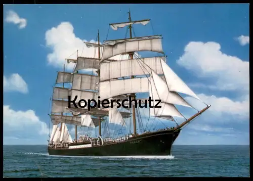 VIER ÄLTERE POSTKARTEN SEGELSCHIFF PASSAT GORCH FOCK LIBERTAD MS UGANDA BARK POSTKARTE AK Schiff sailing ship postcards