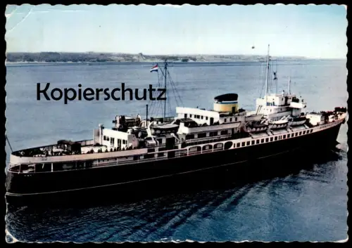 ÄLTERE POSTKARTE M.S. KONINGIN EMMA PRINSES BEATRIX FÄHRSCHIFF FÄHRE ferry Schiff Motorschiff ship bateau postcard cpa