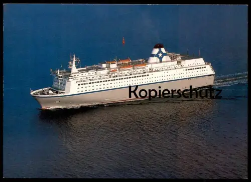 ÄLTERE POSTKARTE KRONPRINS HARALD LINIE KIEL OSLO FÄHRSCHIFF FÄHRE ferry Schiff Motorschiff ship bateau Ansichtskarte AK