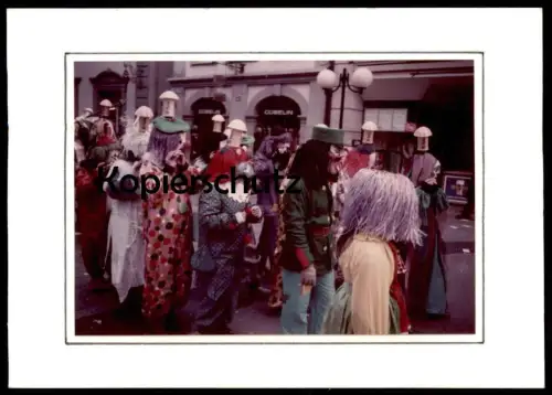 ÄLTERE KARTE BASELER FASTNACHT 1989 BASEL KARNEVAL CARNEVAL carnaval carnival Foto photo Ansichtskarte AK cpa postcard