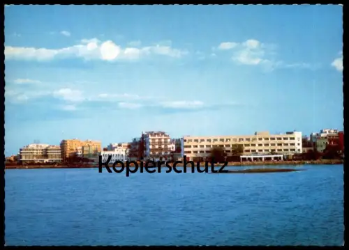 ÄLTERE POSTKARTE JEDDAH VIEW FROM THE SEA VUE PRISE DE LA MER Saudi Arabia postcard Ansichtskarte AK cpa