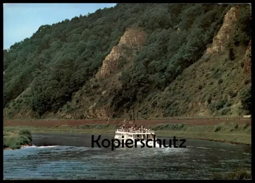 ÄLTERE POSTKARTE PASSAGIERSCHIFF WESERBERGLAND MS SCHIFF AN DER SCHÖNEN WESER ship Ansichtskarte cpa postcard AK