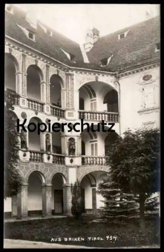 ALTE POSTKARTE AUS BRIXEN IN TIROL HEIMATSCHUTZKARTE Trentino Dolomiten Dolomiti Bressanone Italia Italien Ansichtskarte