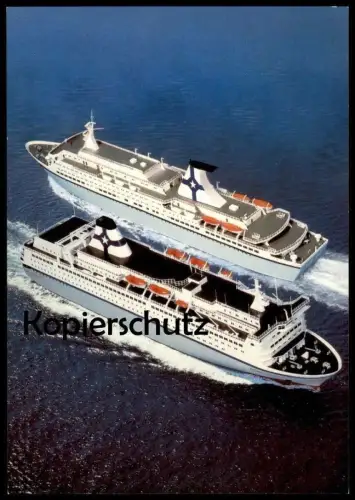 ÄLTERE POSTKARTE KRONPRINS HARALD & PRINSESSE RAGNHILD FÄHRSCHIFF FÄHRE ferry Schiff Motorschiff ship bateau