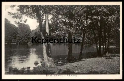 ALTE POSTKARTE HOLSTEINISCHE SCHWEIZ UKLEISEE EUTIN Uglei Ugleisee Ansichtskarte AK cpa postcard