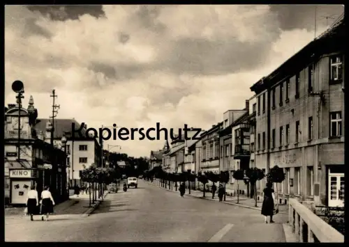 ALTE POSTKARTE NYMBURK TRIDA 2. KVETNA KINO cinema Hotel Ceska Tschechische Republik Ansichtskarte cpa postcard AK