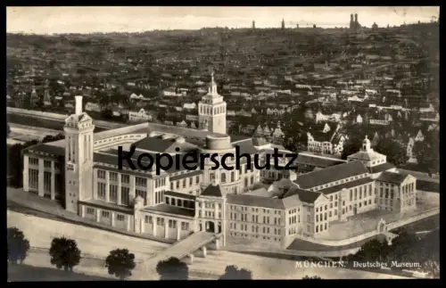 ALTE POSTKARTE MÜNCHEN DEUTSCHES MUSEUM DARSTELLUNG MODELL postcard cpa AK Ansichtskarte Architecture