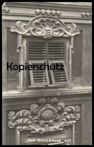 ALTE POSTKARTE AUS INNSBRUCK IN TIROL HEIMATSCHUTZKARTE 427 Ansichtskarte AK postcard cpa