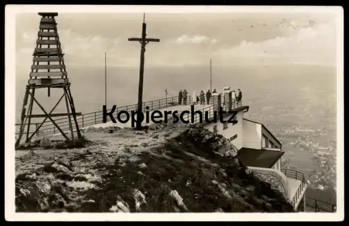 ALTE POSTKARTE REICHENBERG LIBEREC ENDSTATION SEILBAHN DRATHSEILBAHN DRAHTSEILBAHN Sudeten AK postcard cpa Ansichtskarte