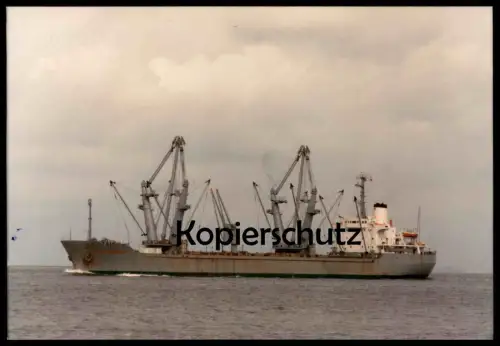 ÄLTERE FOTO POSTKARTE M.S. TRAUTENFELS SCHELDE 18.06.1992 FRACHTSCHIFF Schiff cargo ship postcard photo Ansichtskarte AK