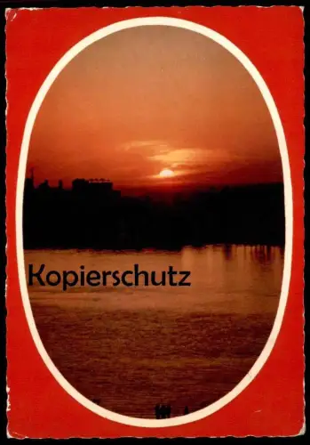 ÄLTERE POSTKARTE SUNSET SOUTH OF IRAQ Sonnenuntergang Irak postcard Ansichtskarte AK cpa