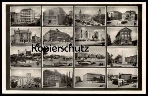 ALTE POSTKARTE BRATISLAVA MIKROSKOP KARTE BANK HLINKA-PLATZ STADTTHEATER SAVOY MANDERLA CAFÉ Ansichtskartecpa postcard