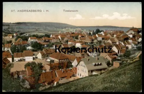 ALTE POSTKARTE ST. ANDREASBERG IM HARZ TOTALANSICHT 1918 Total Panorama Ansichtskarte AK cpa postcard