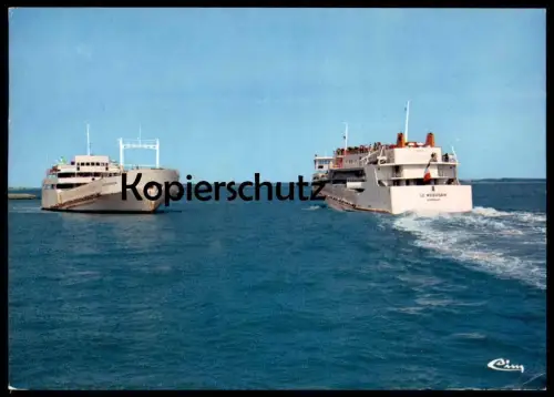 ÄLTERE POSTKARTE LA GIRONE ET LE MÉDOCAIN ENTRE LA POINTE-DE-GRAVE ET ROYAN SCHIFF DAMPFER bateau cpa postcard AK